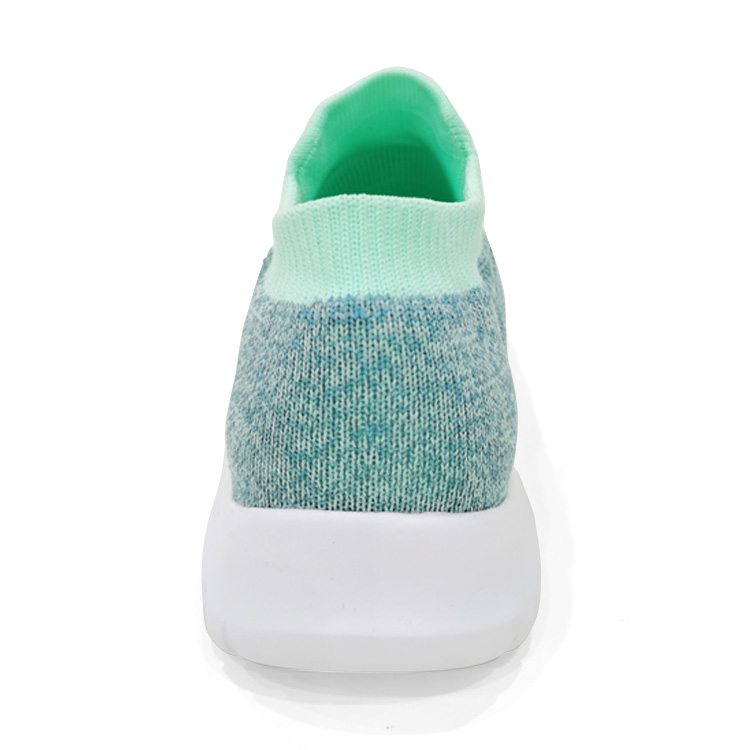 China Popular Latest Fashion Slip-On Knit Sneaker Cheap Sports Running Casual Shoes